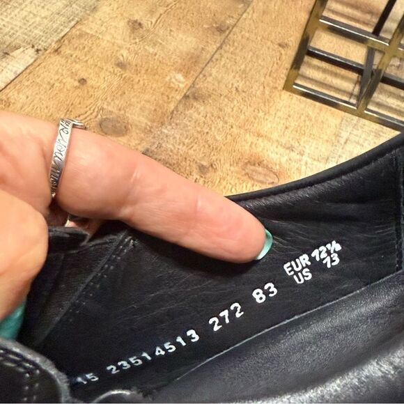 Mephisto Mens Twain Leather Slip-on Shoes - black - Picture 7 of 9